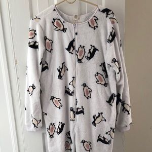 Penguin Fleece Onesie